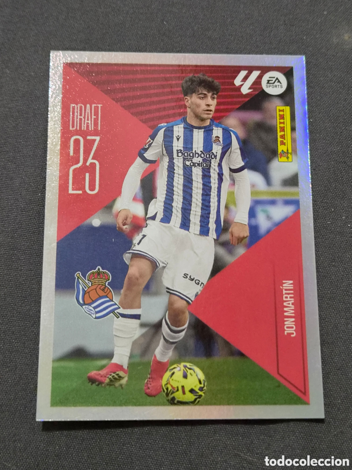 Coleccionismo cromos antiguos: 13 - JON MARTIN REAL SOCIEDAD DRAFT 23 LIGA ESTE 2026 2027