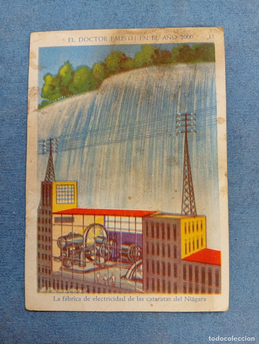 Coleccionismo cromos antiguos: CROMO EL DOCTOR FAUSTH EN EL A&Ntilde;O 2000 E.JUNCOSA PA&Ntilde;ELLA, FABRICA CHOCOLATES BARCELONA
