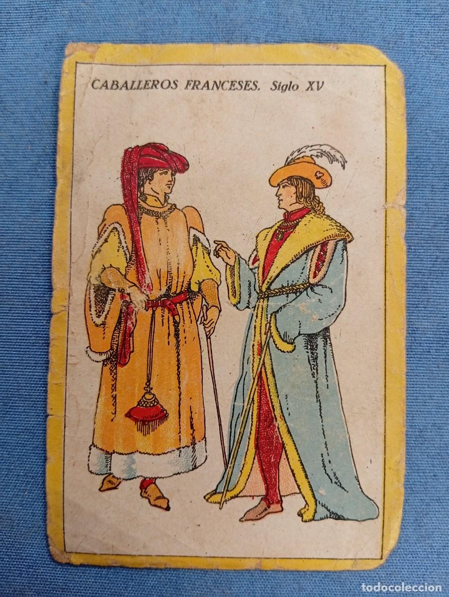 Coleccionismo cromos antiguos: CROMO ORTI,PIERA Y BRUGUERAS SERIE CABALLEROS FRANCESES SXV, FABRICA CHOCOLATES BARCELONA