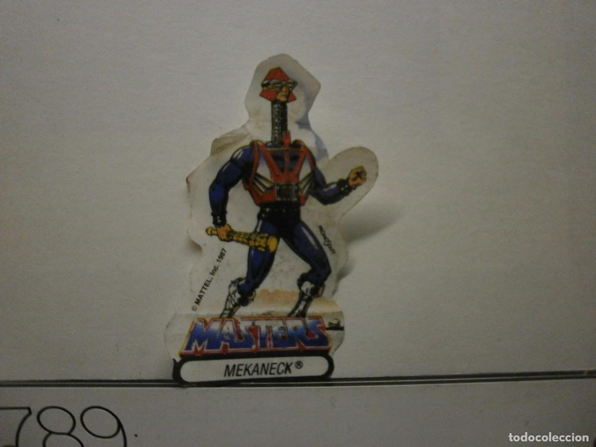 Coleccionismo cromos antiguos: cromo pegatina panrico masters del universo 1987 mekaneck sin trasera