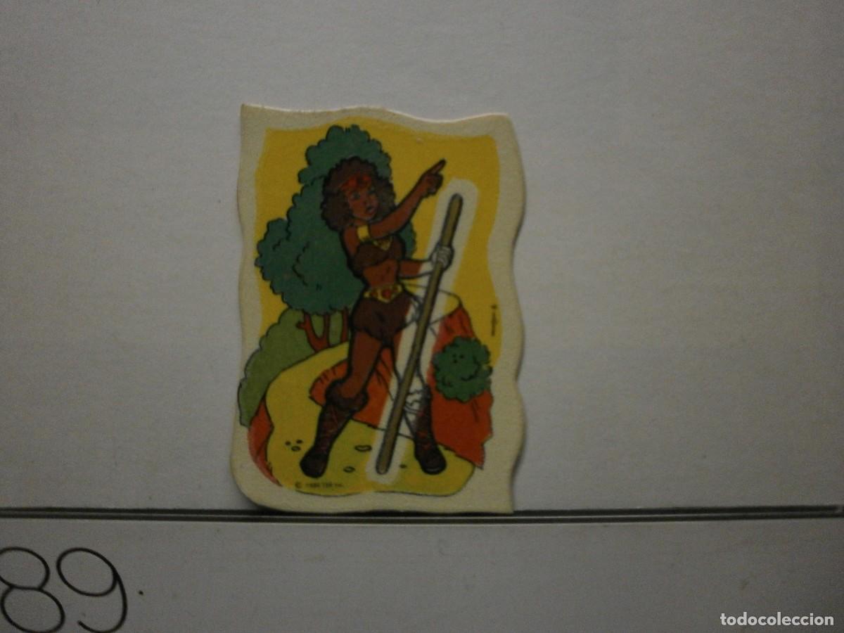 Coleccionismo cromos antiguos: cromo pegatina panrico dragones y mazmorras fluorescente 1986
