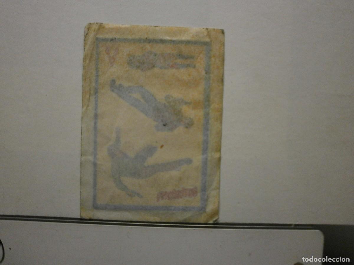 Coleccionismo cromos antiguos: cromo pegatina phoskitos serie v los visitantes sobre sin abrir