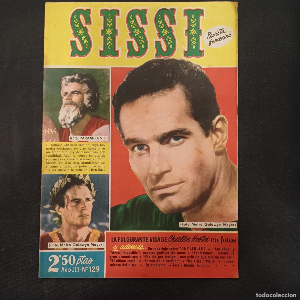 Coleccionismo cromos antiguos: SISSI/REVISTA FEMENINA N&ordm; 129.