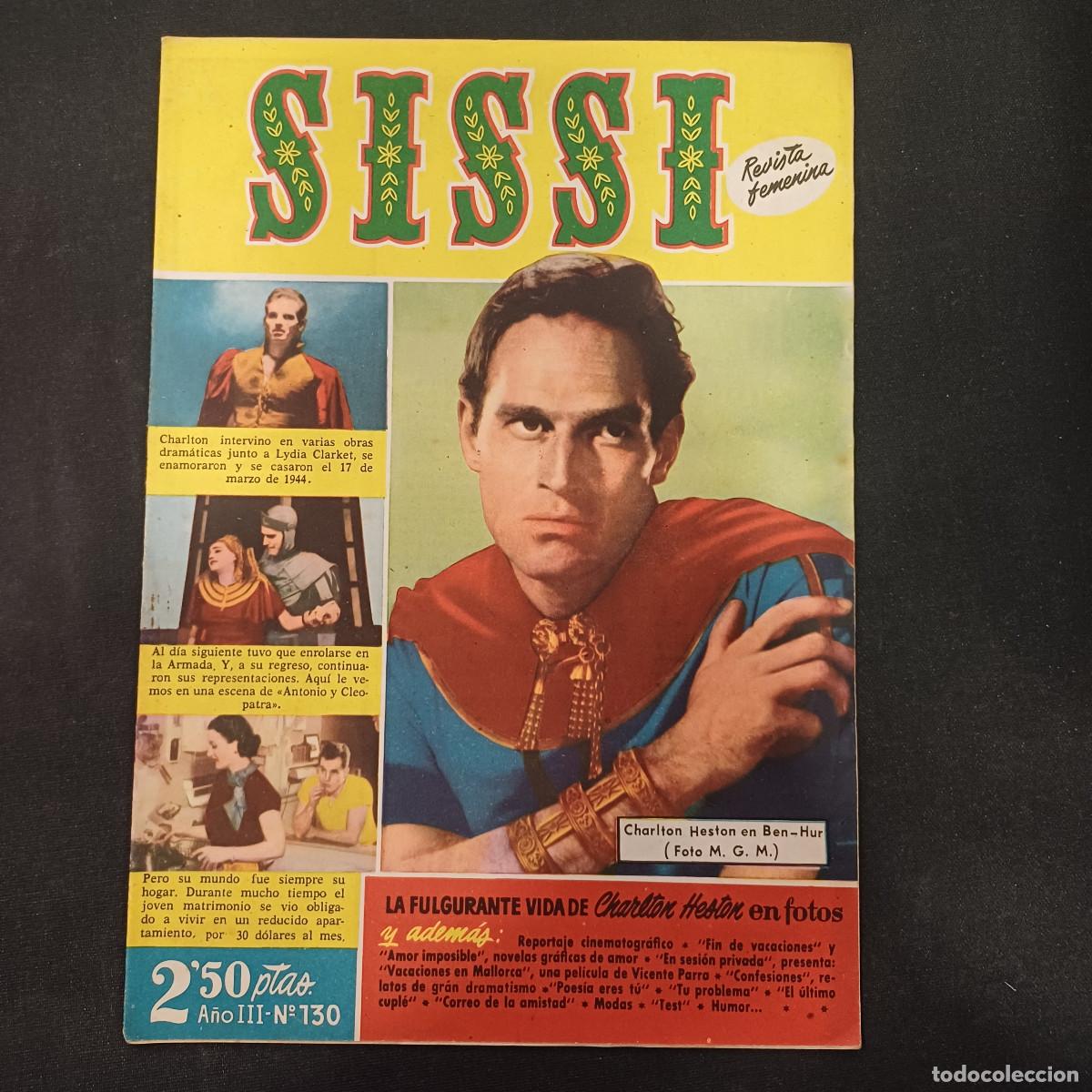 Coleccionismo cromos antiguos: SISSI/REVISTA FEMENINA N&ordm; 130.