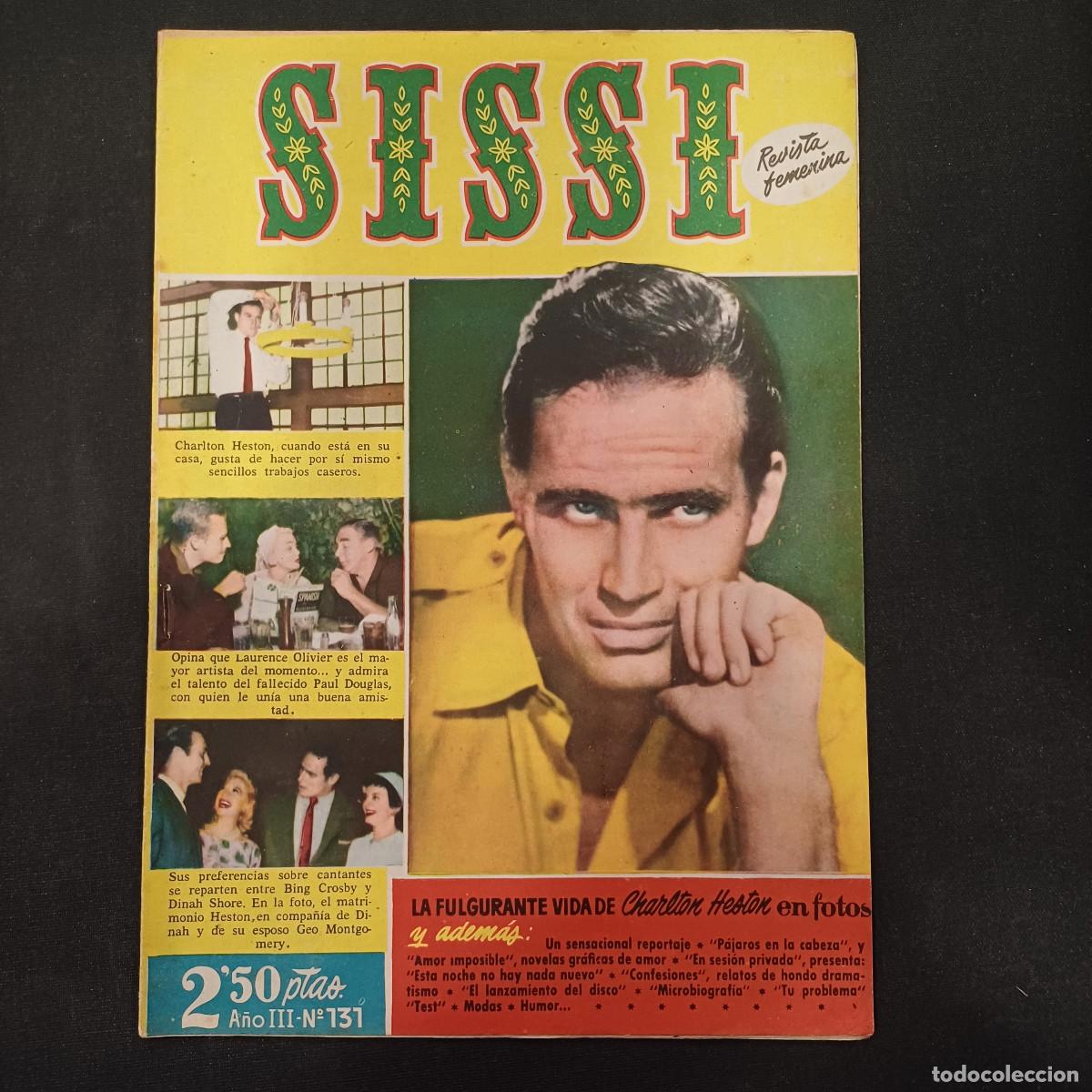 Coleccionismo cromos antiguos: SISSI/REVISTA FEMENINA N&ordm; 131.