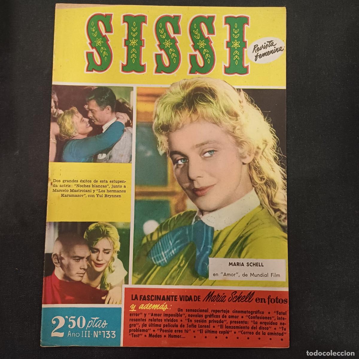 Coleccionismo cromos antiguos: SISSI/REVISTA FEMENINA N&ordm; 133.