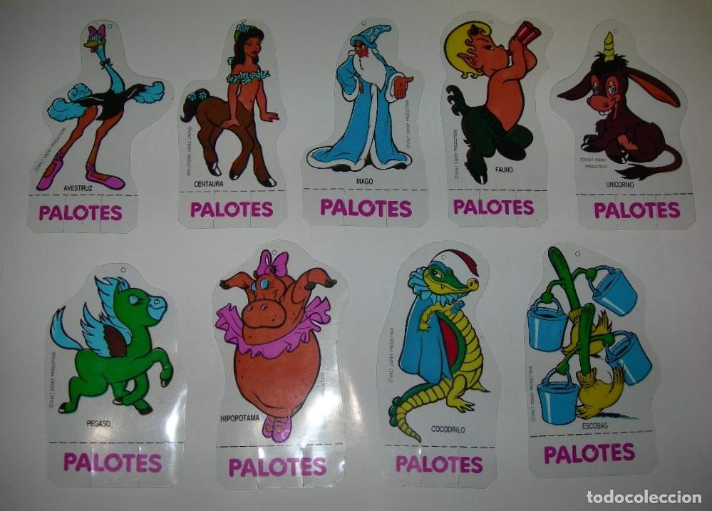 Coleccionismo cromos antiguos: LOTE DE 9 DIF&Iacute;CILES CROMOS TROQUELADOS FANTAS&Iacute;A DISNEY PROMOCI&Oacute;N DE PALOTES - DAMEL -