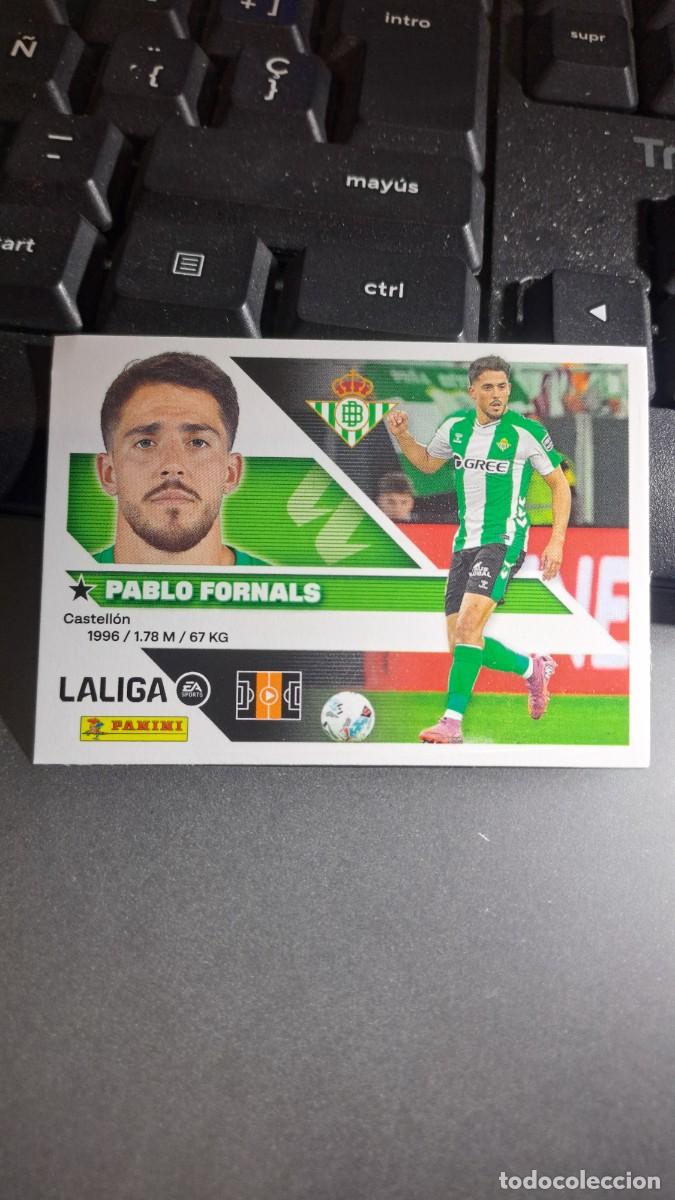 Coleccionismo cromos antiguos: CROMO PABLO FORNALS 15 BETIS LIGA 2026 2027 26 27 ESTE PANINI NUNCA PEGADO
