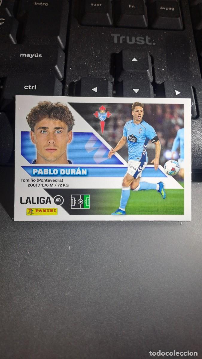 Coleccionismo cromos antiguos: CROMO PABLO DURAN 18A 18 A CELTA DE VIGO LIGA 2026 2027 26 27 ESTE PANINI NUNCA PEGADO
