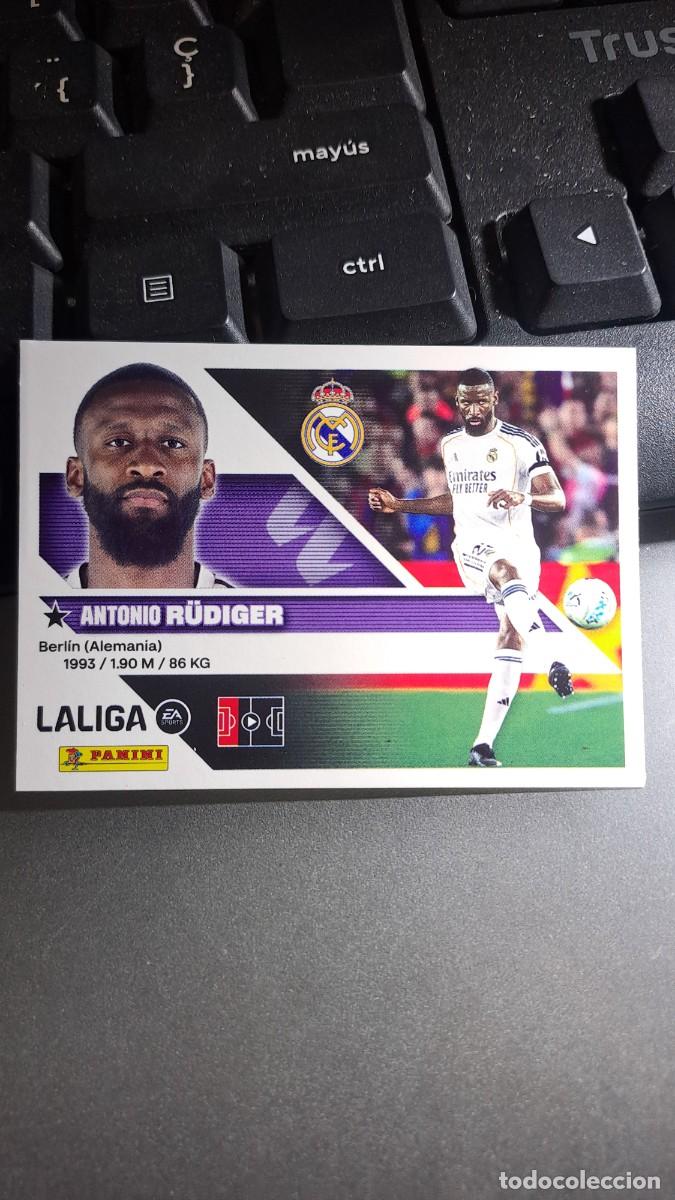 Coleccionismo cromos antiguos: CROMO RUDIGER 8 REAL MADRID LIGA 2026 2027 26 27 ESTE PANINI NUNCA PEGADO