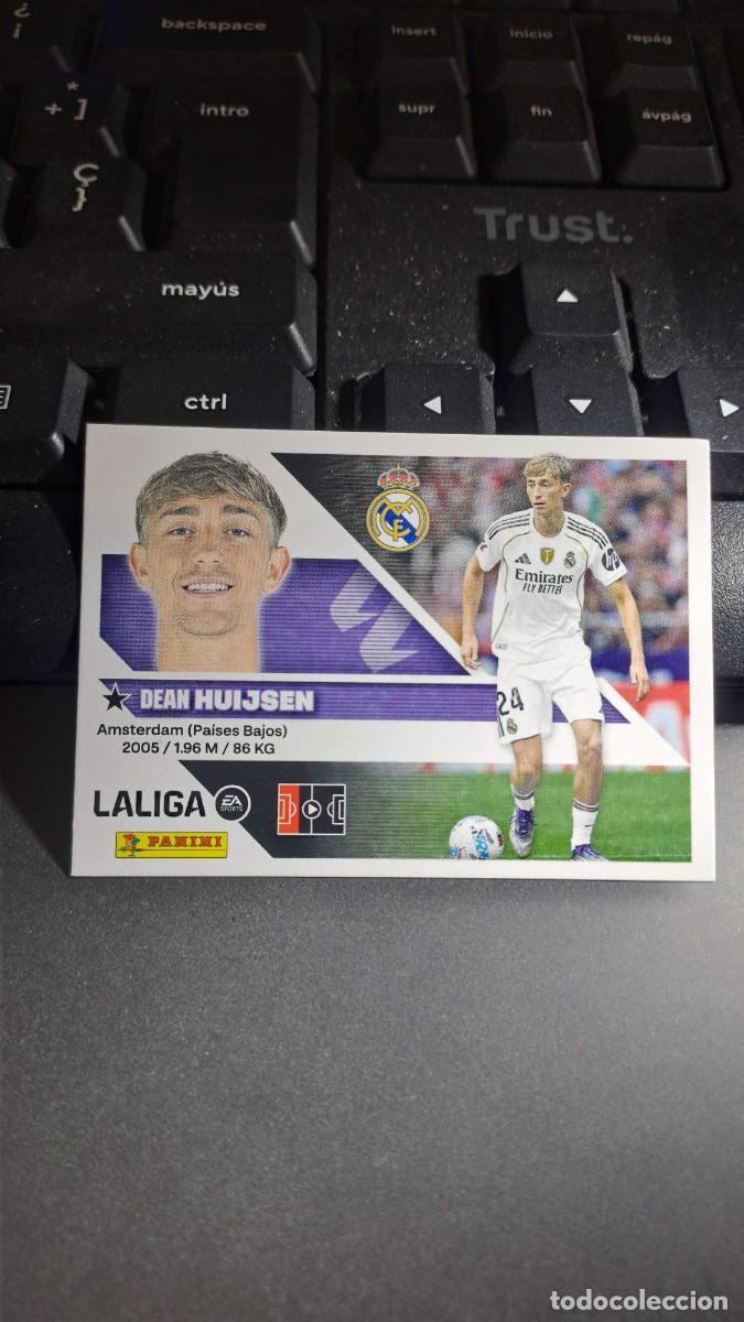Coleccionismo cromos antiguos: CROMO HUIJSEN 9 REAL MADRID LIGA 2026 2027 26 27 ESTE PANINI NUNCA PEGADO