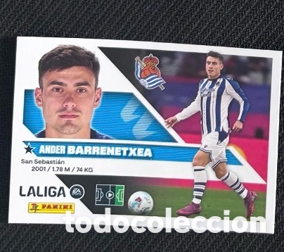 Coleccionismo cromos antiguos: BARRENETXEA REAL SOCIEDAD La liga LIGA ESTE 2026 2027 sticker