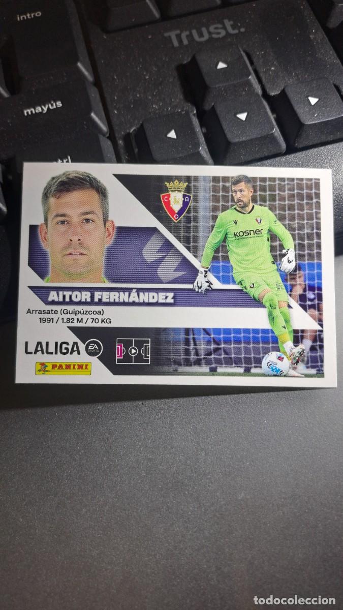 Coleccionismo cromos antiguos: CROMO AITOR FERNANDEZ 4 OSASUNA LIGA 2026 2027 26 27 ESTE PANINI NUNCA PEGADO