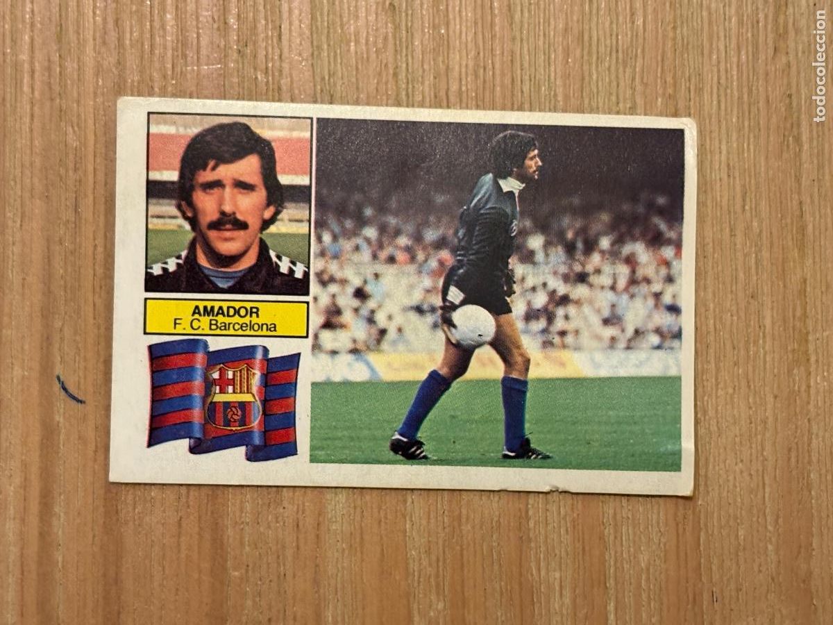 Coleccionismo cromos antiguos: 5. CROMO LIGA ESTE DESPEGADO 82-83 1982-83 AMADOR BARCELONA SIN FCB