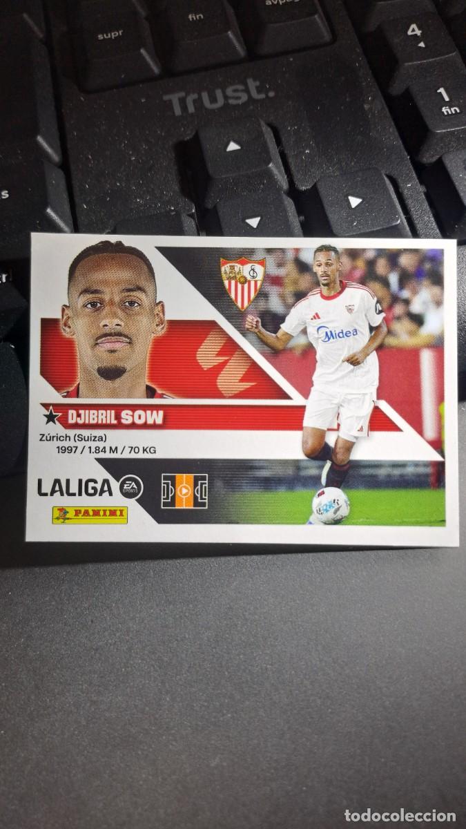 Coleccionismo cromos antiguos: CROMO SOW 14 SEVILLA LIGA 2026 2027 26 27 ESTE PANINI NUNCA PEGADO