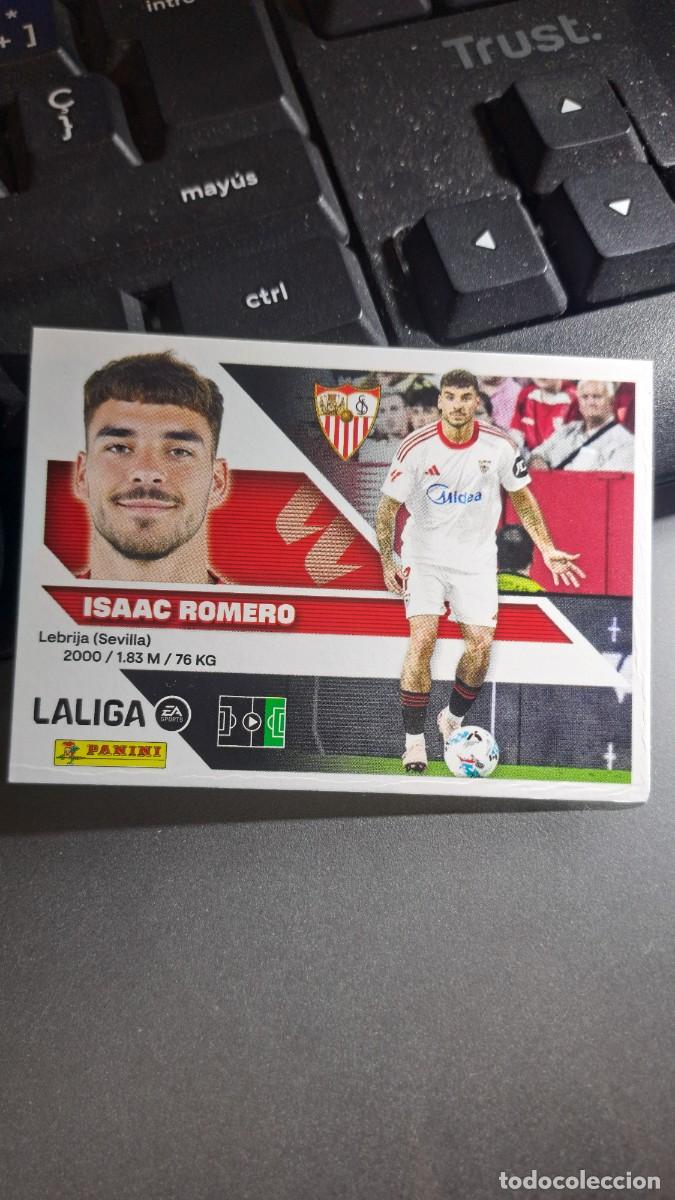 Coleccionismo cromos antiguos: CROMO ISAAC ROMERO 20 SEVILLA LIGA 2026 2027 26 27 ESTE PANINI NUNCA PEGADO