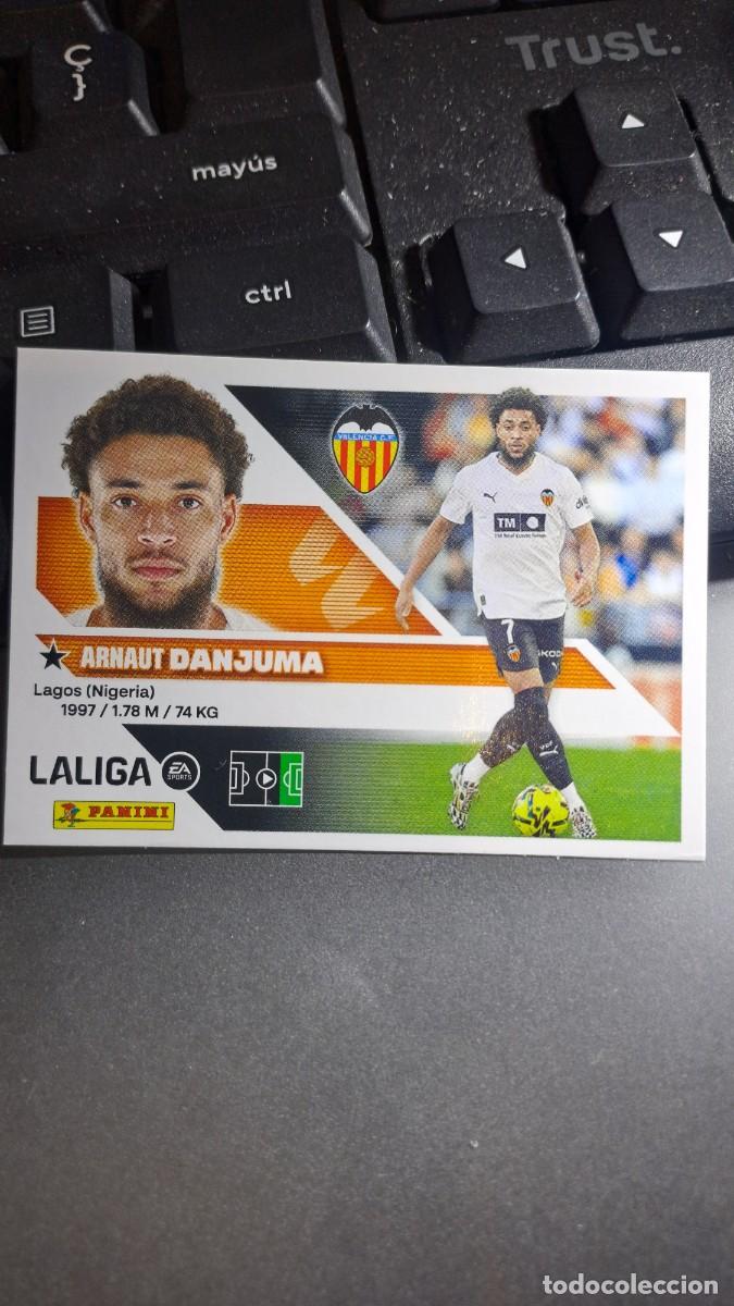 Coleccionismo cromos antiguos: CROMO DANJUMA 19 BIS COLOCA VALENCIA LIGA 2026 2027 26 27 ESTE PANINI NUNCA PEGADO