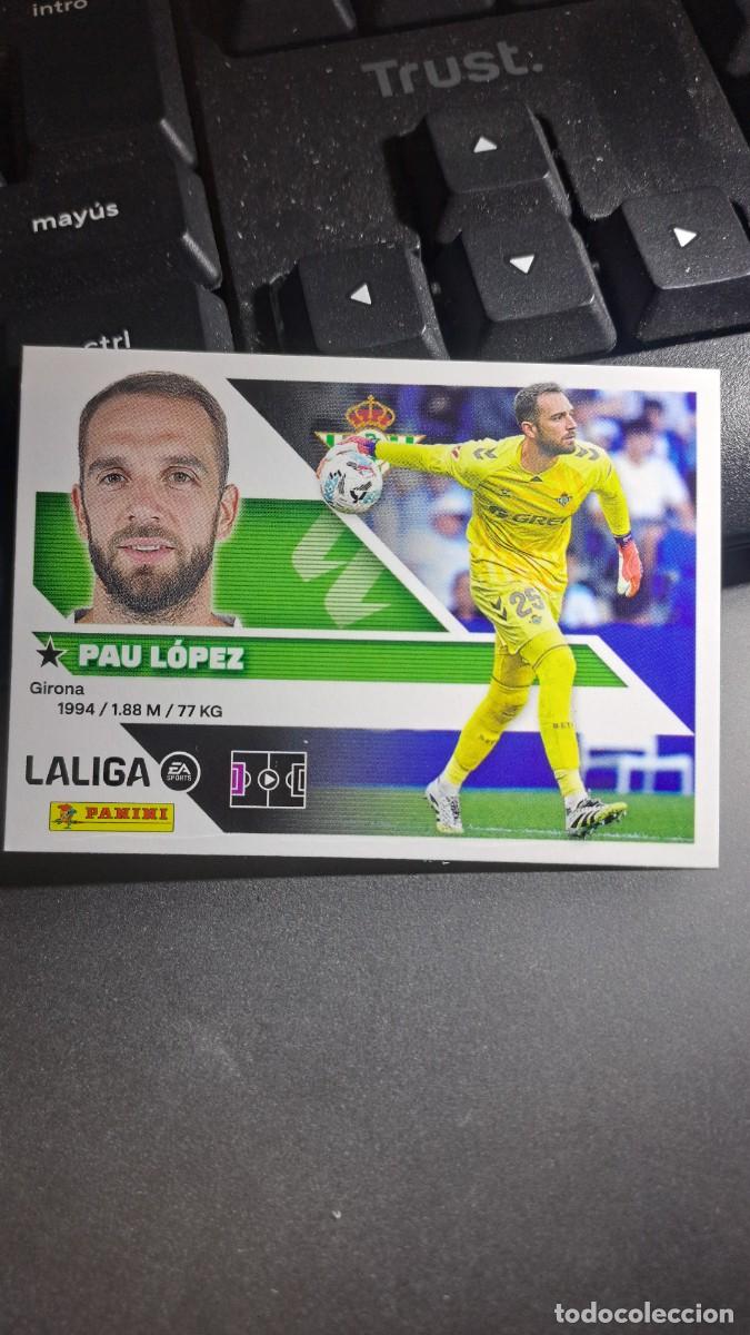 Coleccionismo cromos antiguos: CROMO PAU LOPEZ 4 BETIS LIGA 2026 2027 26 27 ESTE PANINI NUNCA PEGADO