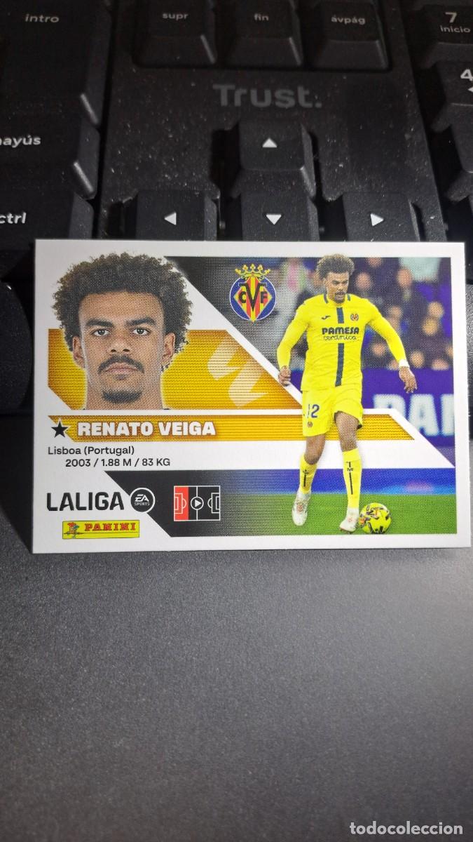 Coleccionismo cromos antiguos: CROMO RENATO VEIGA 9 VILLARREAL LIGA 2026 2027 26 27 ESTE PANINI NUNCA PEGADO