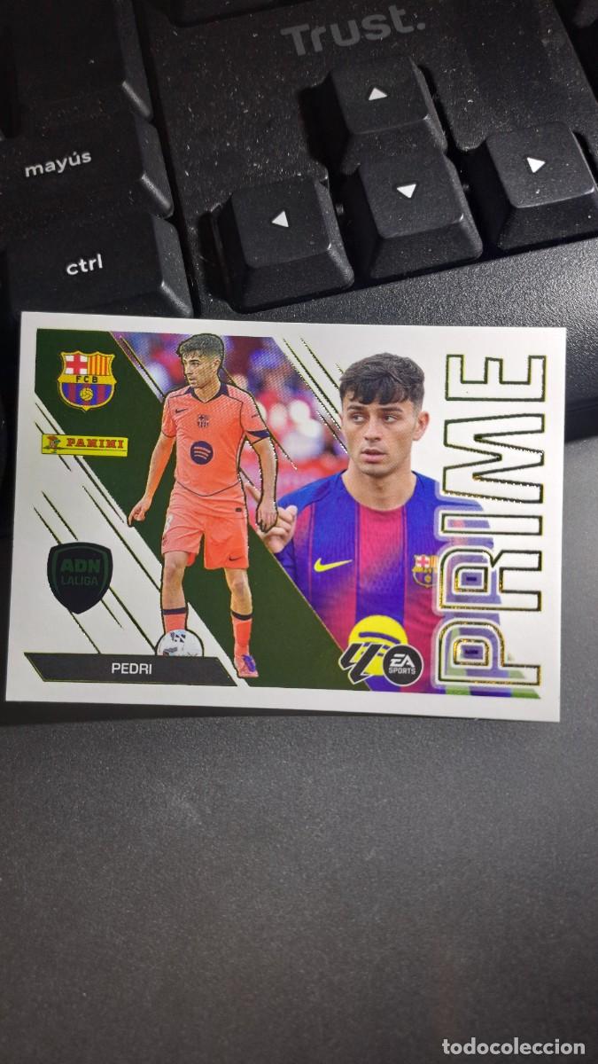 Coleccionismo cromos antiguos: CROMO PEDRI 12 PRIME 12 BARCELONA ADN LA LIGA 2026 2027 26 27 ESTE PANINI NUNCA PEGADO