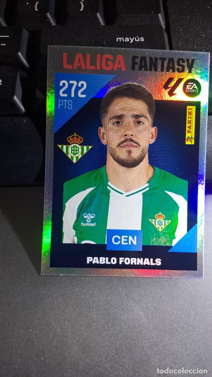 Coleccionismo cromos antiguos: CROMO PABLO FORNALS 4 LA LIGA FANTASY 4 BETIS LIGA 2026 2027 26 27 ESTE PANINI NUNCA PEGADO