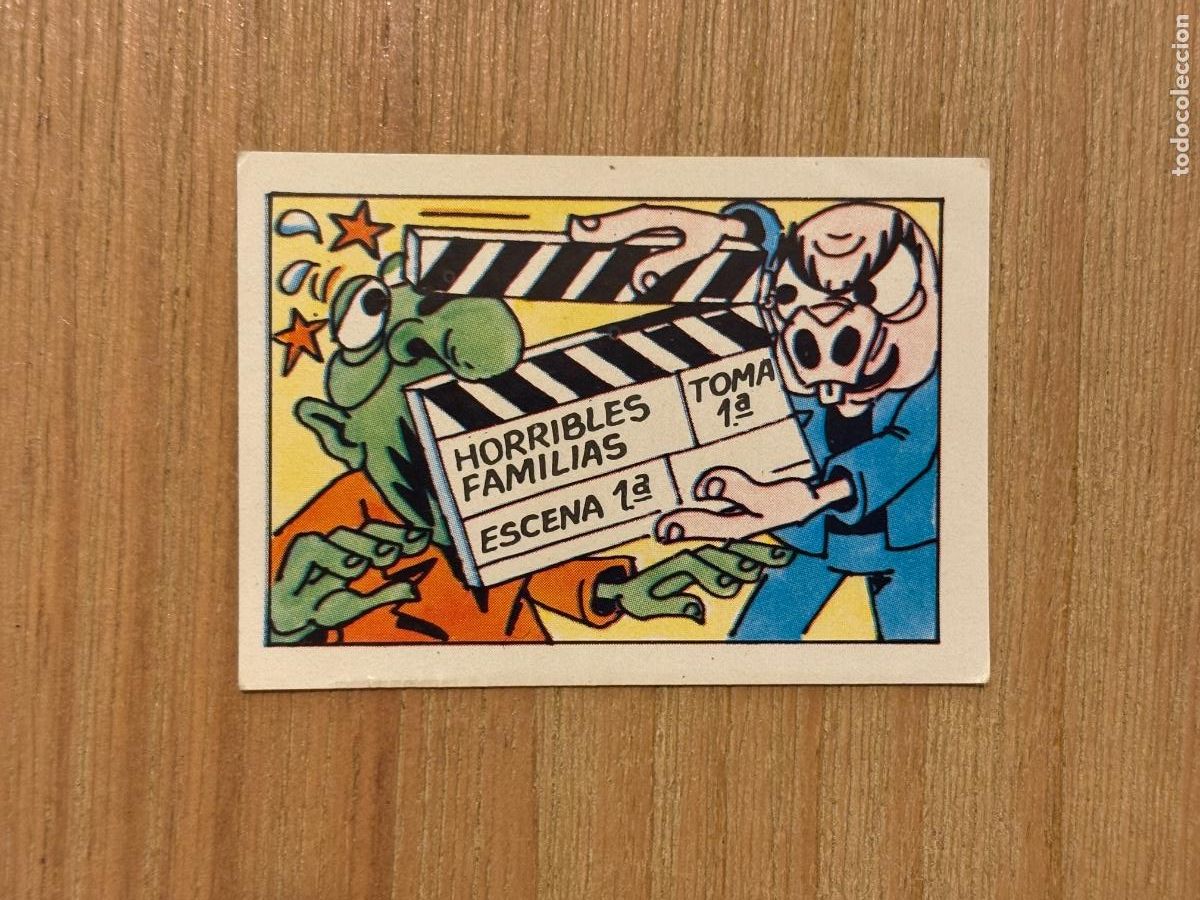 Coleccionismo cromos antiguos: 5. CROMO HORRIBLES FAMILIAS SIN PEGAR N 92 A&Ntilde;O 1979 -ALBUM HORRIBLES FAMILIAS FHER-