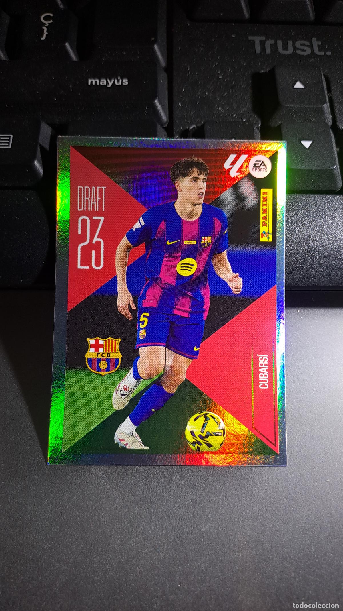 Coleccionismo cromos antiguos: CROMO CUBARSI 6 DRAFT 23 6 BARCELONA LIGA 2026 2027 26 27 ESTE PANINI NUNCA PEGADO