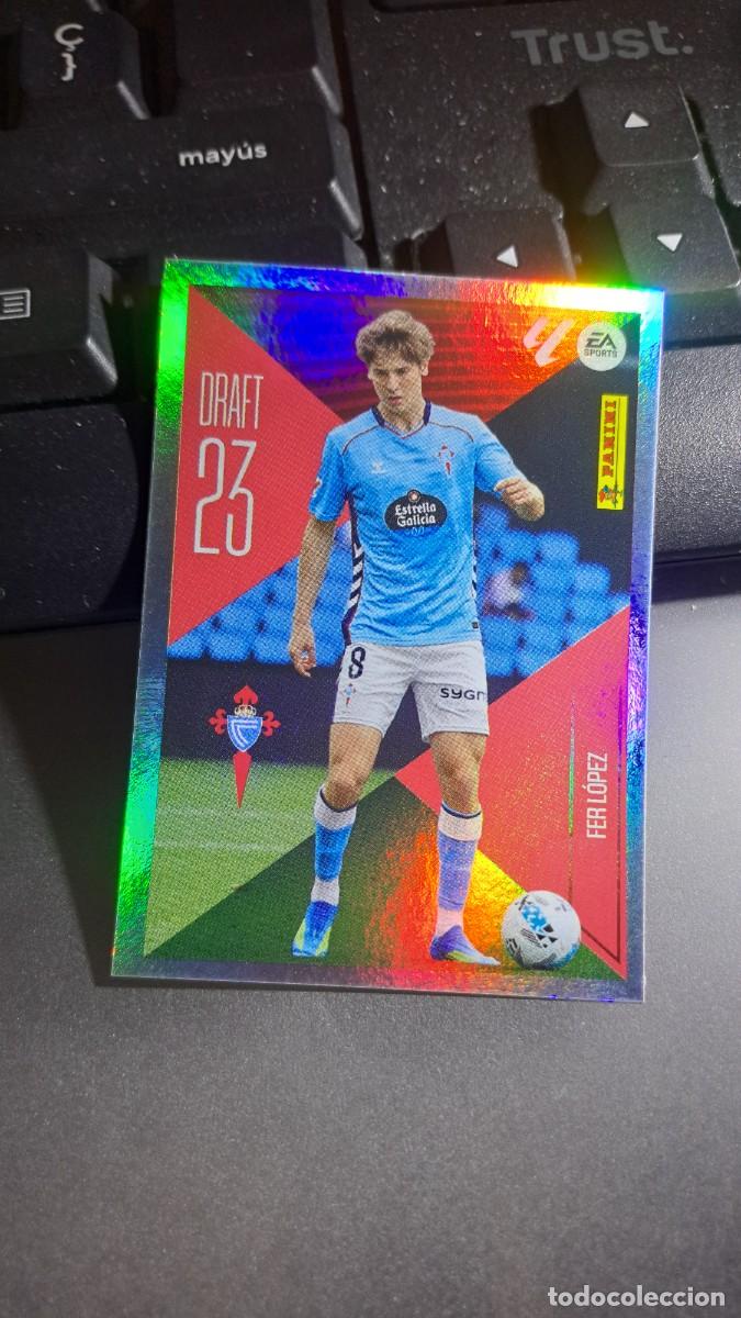 Coleccionismo cromos antiguos: CROMO FER LOPEZ 7 DRAFT 23 7 CELTA DE VIGO LIGA 2026 2027 26 27 ESTE PANINI NUNCA PEGADO