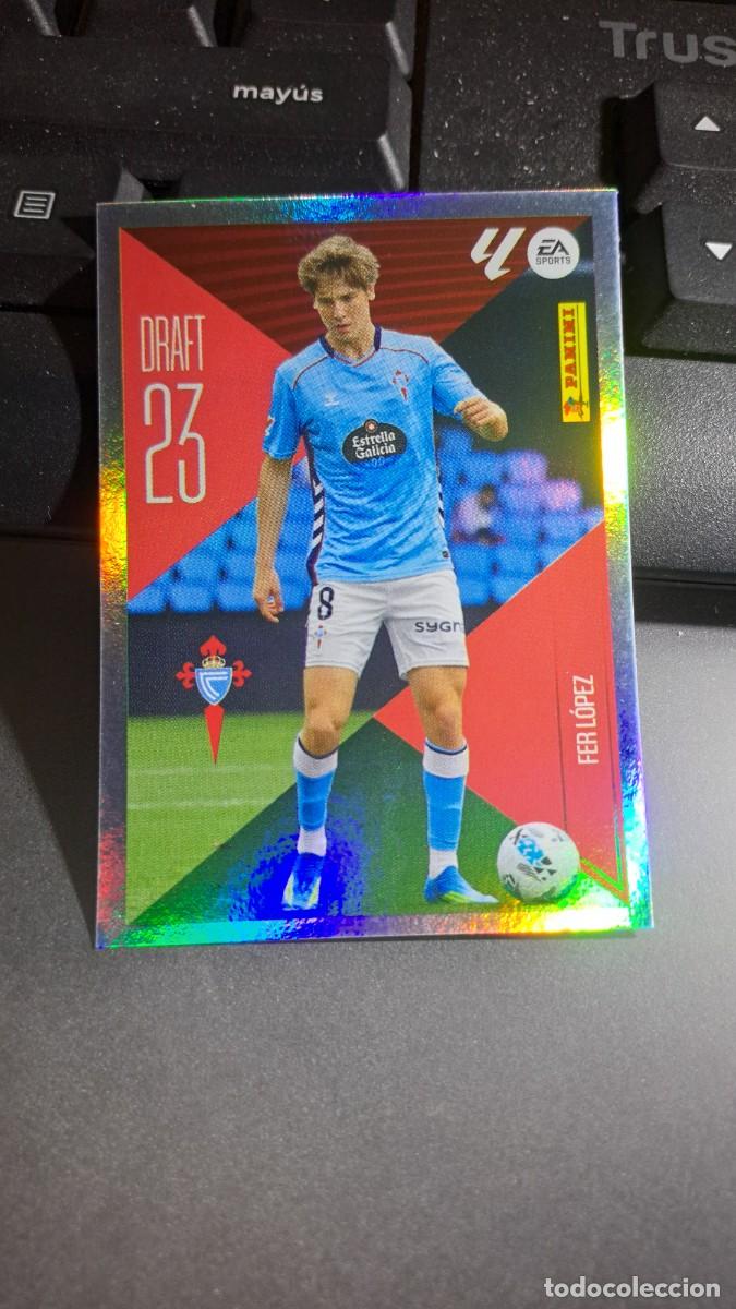 Coleccionismo cromos antiguos: CROMO FER LOPEZ 7 DRAFT 23 7 CELTA DE VIGO LIGA 2026 2027 26 27 ESTE PANINI NUNCA PEGADO