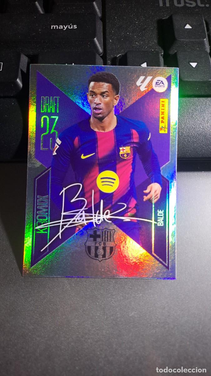 Coleccionismo cromos antiguos: CROMO BALDE K2 DRAFT 23 KROMIX K2 BARCELONA LIGA 2026 2027 26 27 ESTE PANINI NUNCA PEGADO