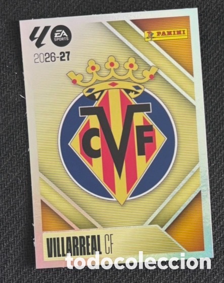 Coleccionismo cromos antiguos: ESCUDO VILLARREAL La liga LIGA ESTE 2026 2027 sticker