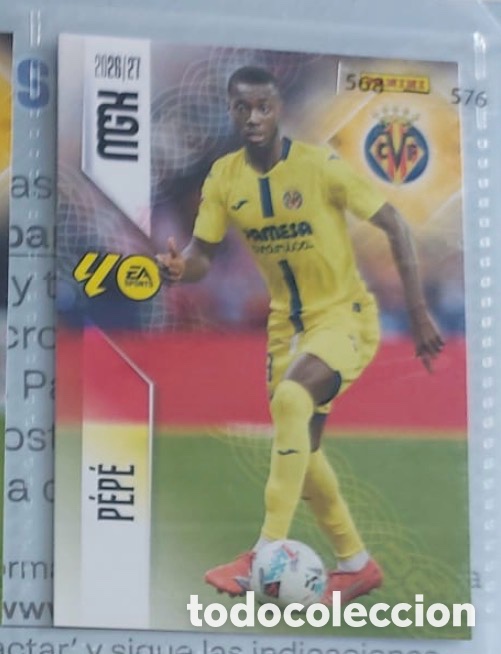 Coleccionismo cromos antiguos: 375 PEPE VILLARREAL Mgk megacracks 25 aniversario a&ntilde;o 2026 2027