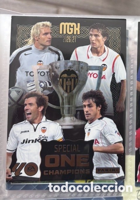 Coleccionismo cromos antiguos: SPECIAL ONE CHAMPIONS VALENCIA Mgk megacracks 25 aniversario a&ntilde;o 2026 2027
