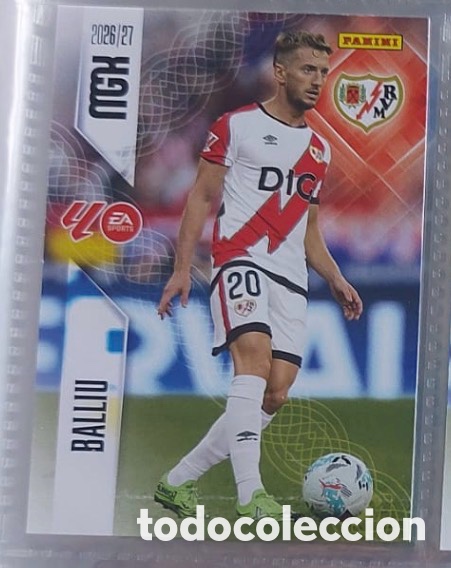 Coleccionismo cromos antiguos: 293 BALLIU RAYO VALLECANO Mgk megacracks 25 aniversario a&ntilde;o 2026 2027