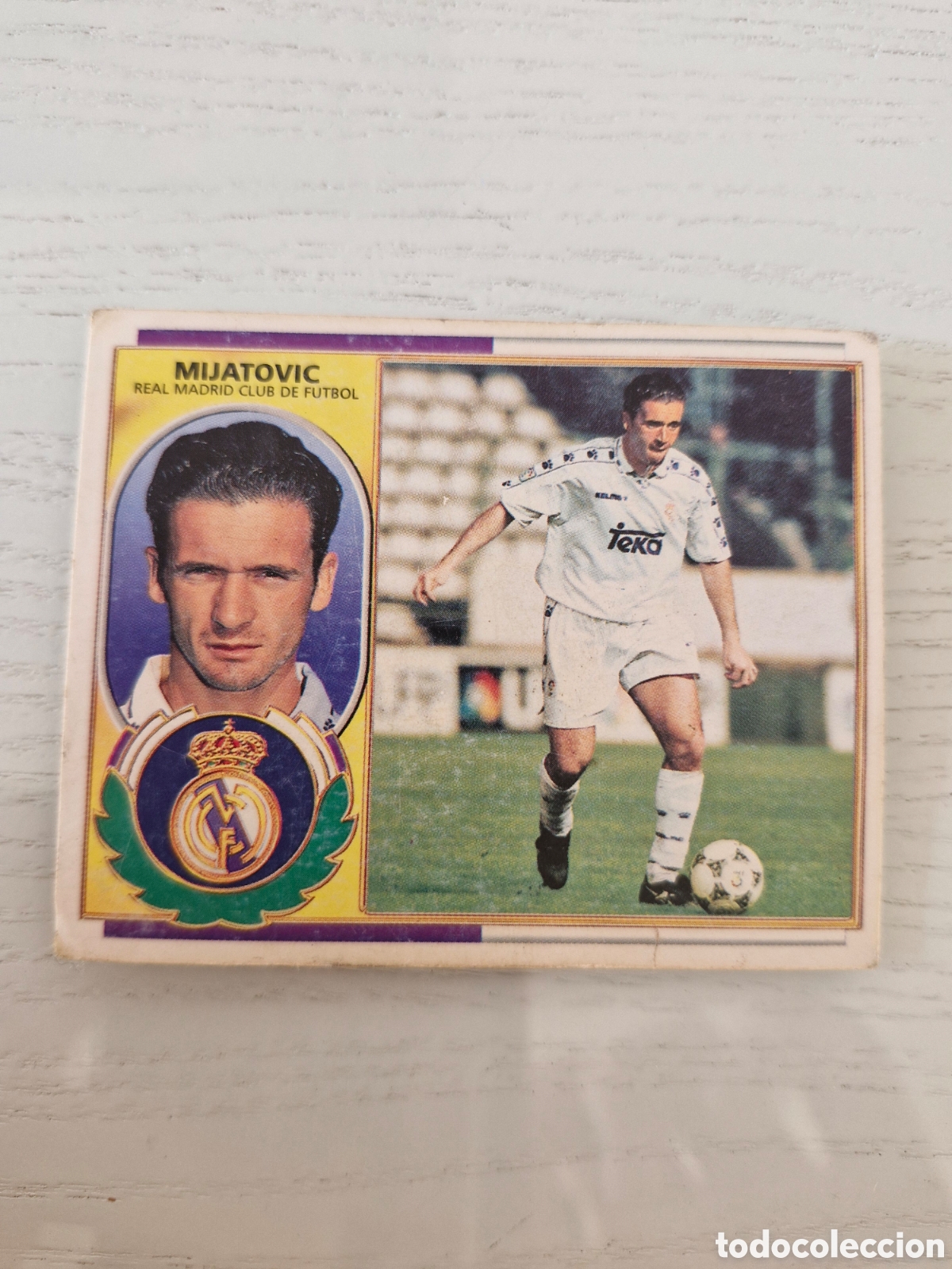 Coleccionismo cromos antiguos: Cromo Mijatovic - Real Madrid - Ediciones Este - Liga 1996/1997 (96/97) - Nunca Pegado