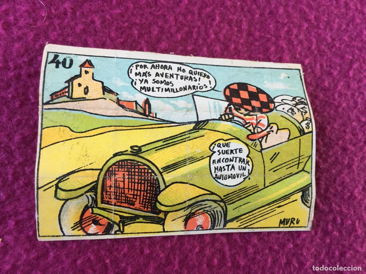 Coleccionismo cromos antiguos: Cromo N&ordm; 40 Colilla y su pato Banderilla - Publicidad de Caf&eacute;s Habana - Valencia-Dibujante MURO