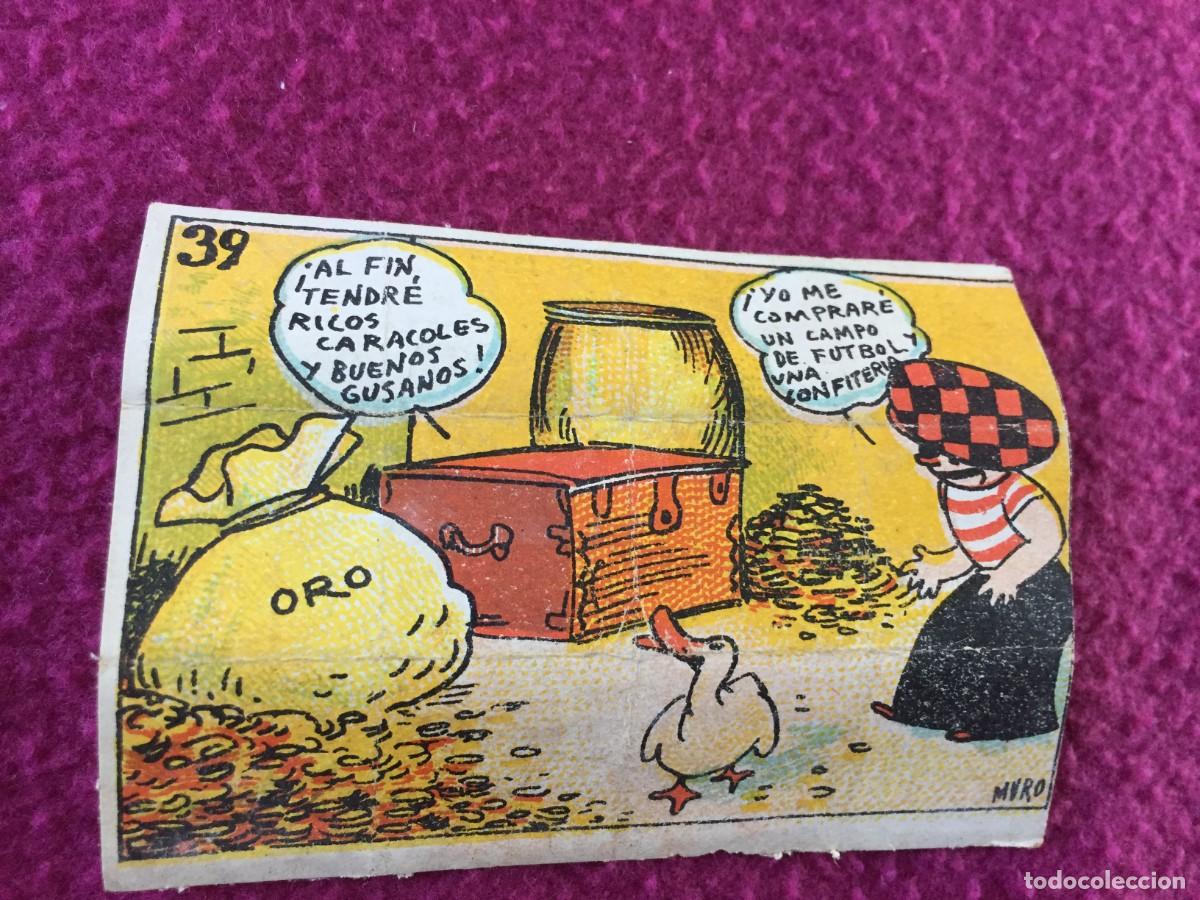 Coleccionismo cromos antiguos: Cromo N&ordm; 39 Colilla y su pato Banderilla - Publicidad de Caf&eacute;s Habana - Valencia-Dibujante MURO
