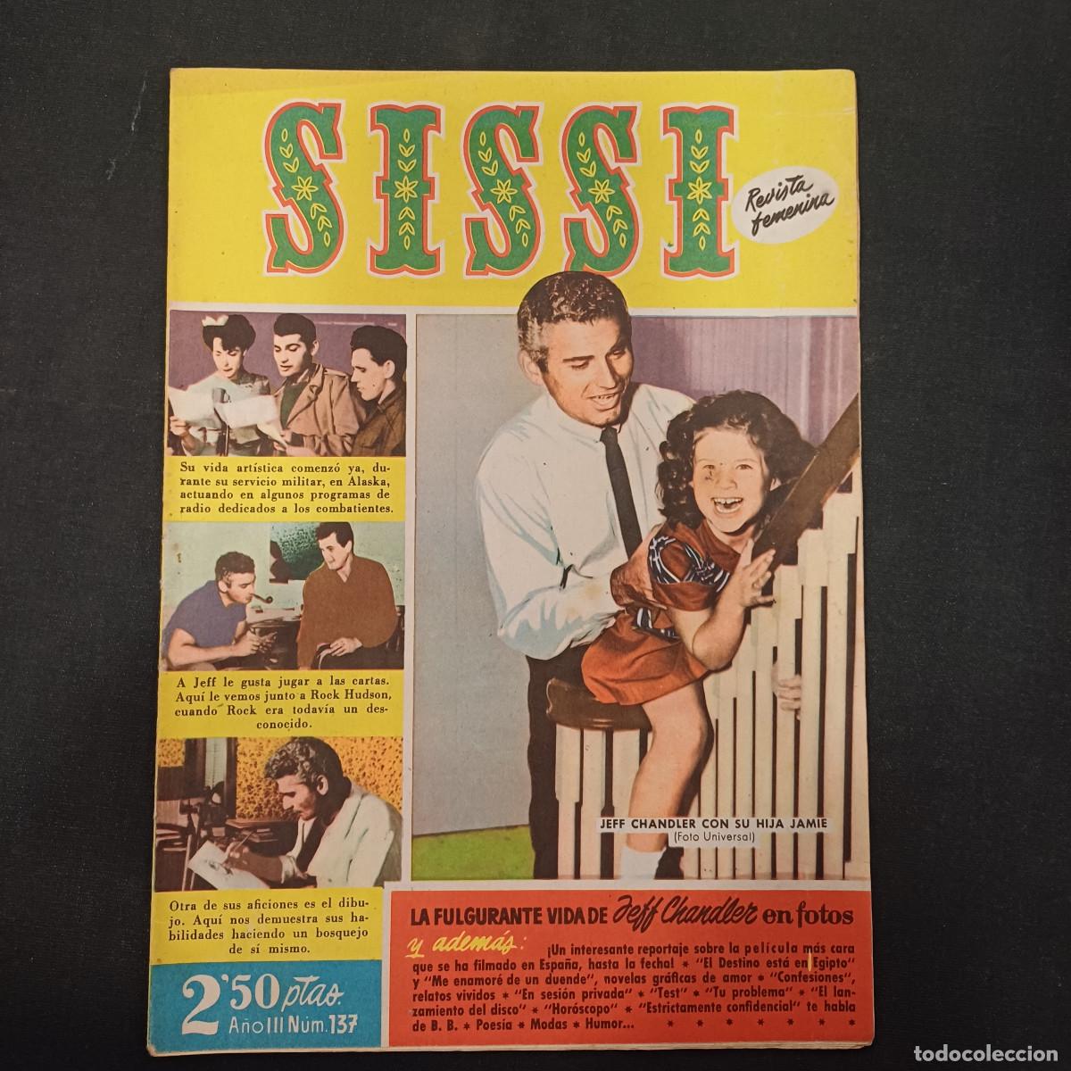 Coleccionismo cromos antiguos: SISSI/REVISTA FEMENINA N&ordm; 137.
