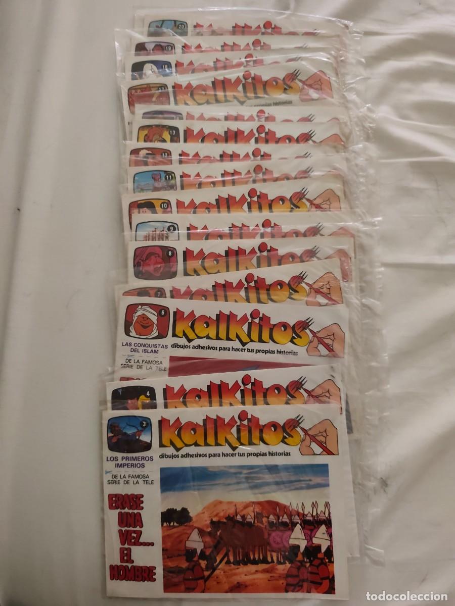 Coleccionismo cromos antiguos: 15 Kalkitos. &Eacute;rase una vez el hombre.