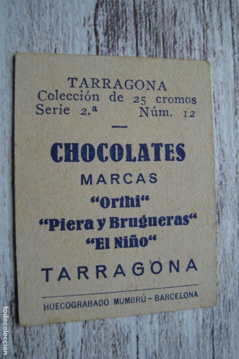 Coleccionismo cromos antiguos: ANTIGUO CROMO CHOCOLATES ORTHI PIERA Y BRUGUERAS EL NI&Ntilde;O. TARRAGONA. PATIO CASA MONTOLIU