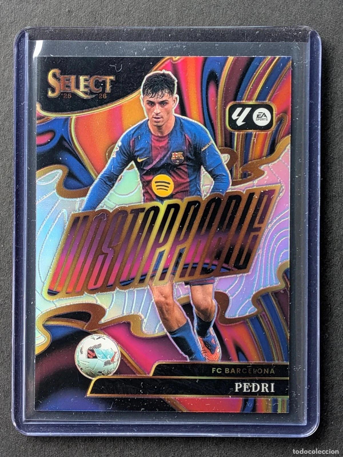 Coleccionismo cromos antiguos: Pedri #22 Unstoppable Panini Select LaLiga 2025-26 FC Barcelona