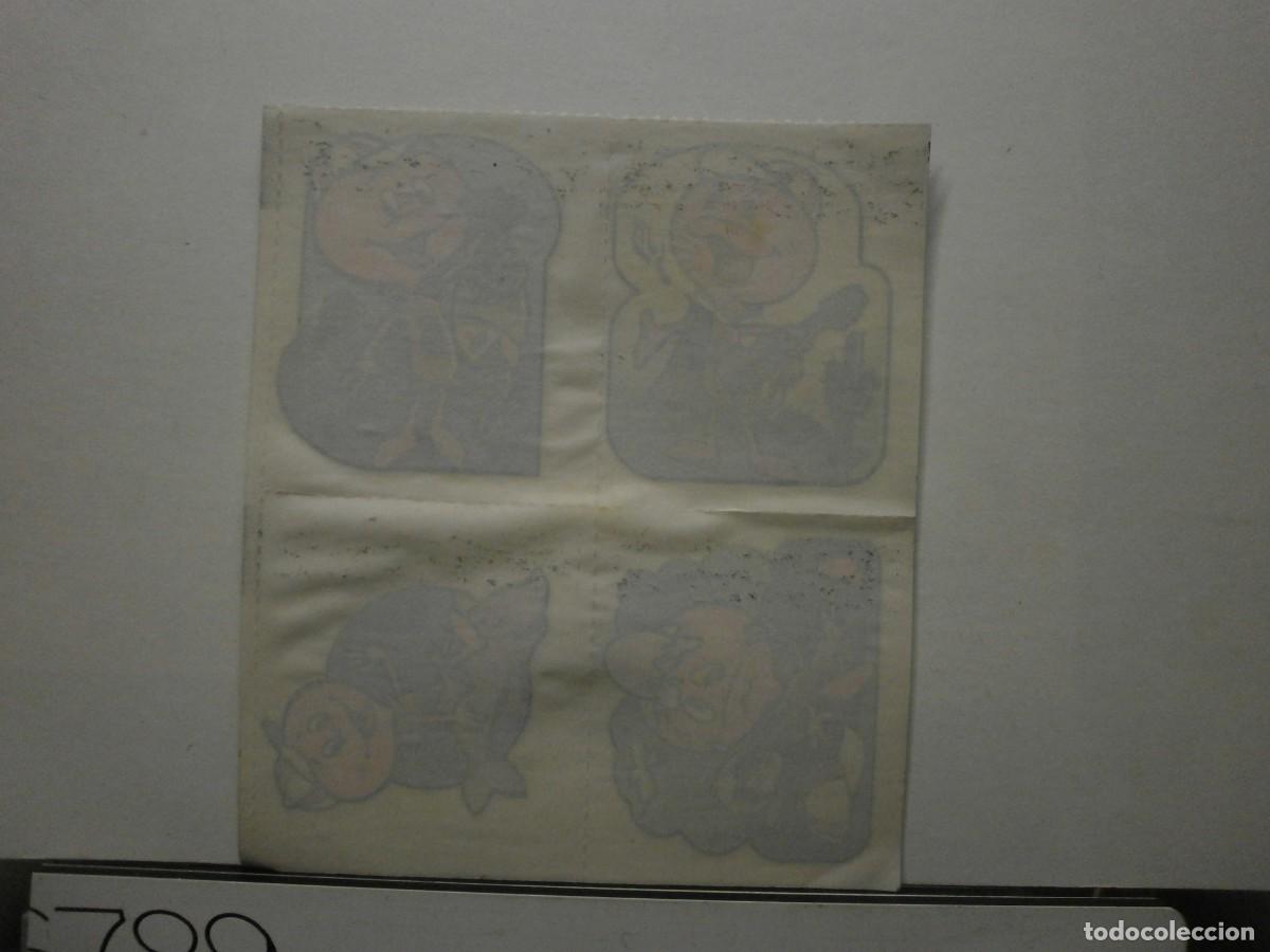 Coleccionismo cromos antiguos: cromos chicles bubbaloo 4 calcomanias grao diferentes - Foto 2