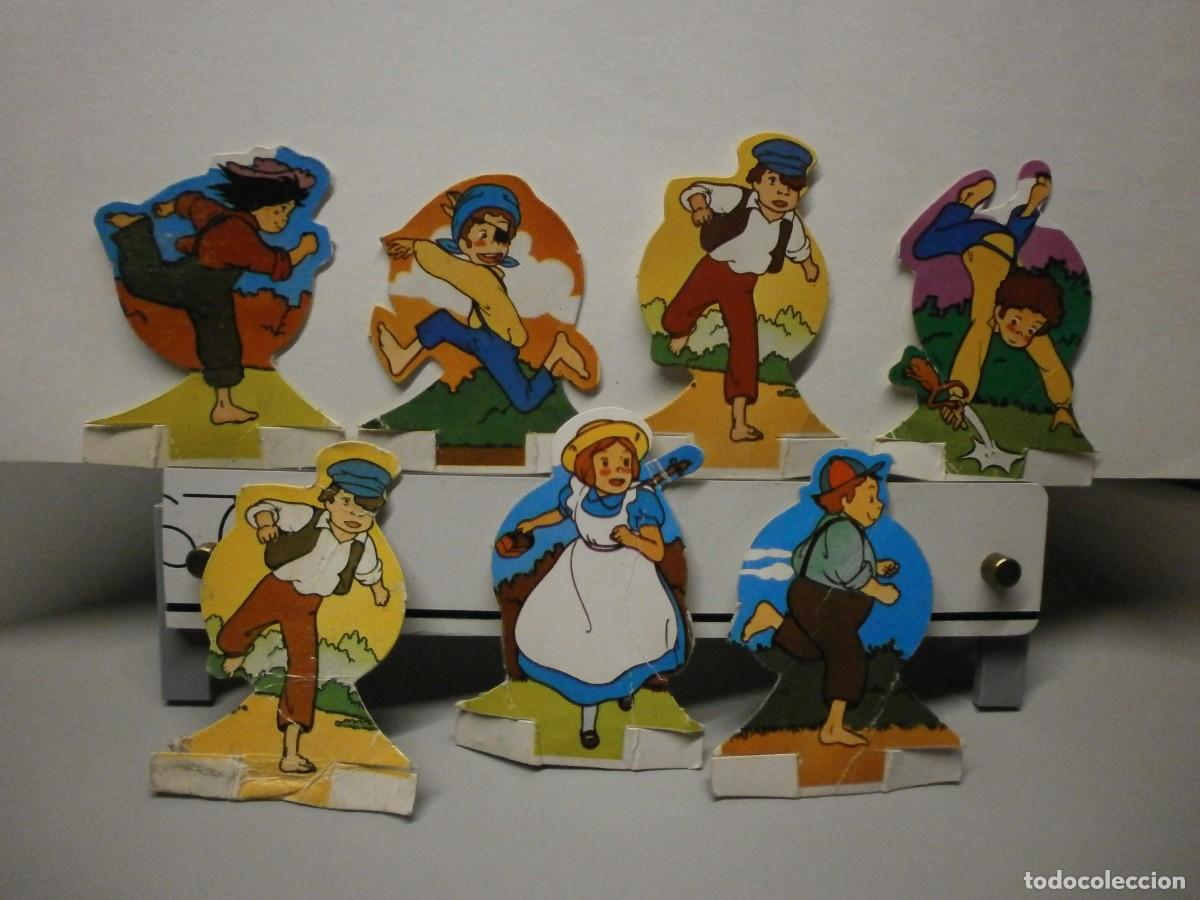 Coleccionismo cromos antiguos: cromos troquelados pastelitos cropan tom sawyer y sus amigos