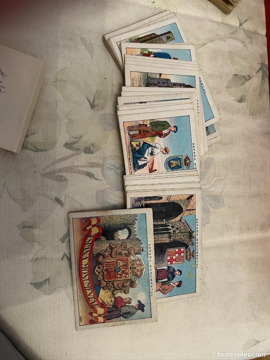 Coleccionismo cromos antiguos: ESPA&Ntilde;A MONUMENTAL48 CROMOS COMPLETA A FALTA DEL N&ordm; 26 Y 50 SE VENDEN SUELTOS