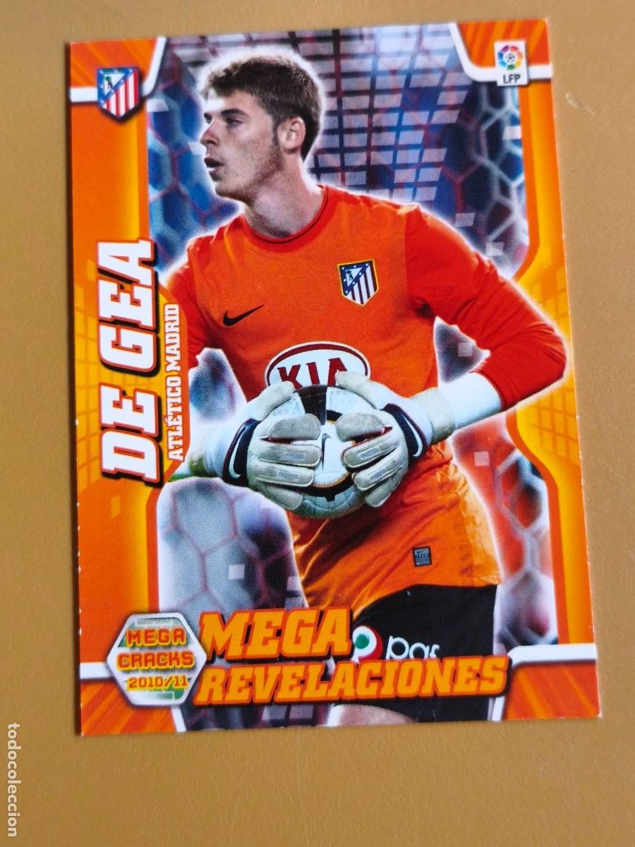 Coleccionismo cromos antiguos: de gea, 2010 11 mega revelaciones