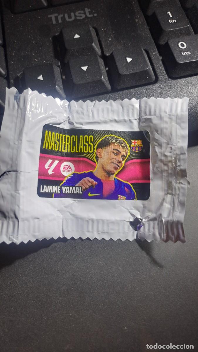 Coleccionismo cromos antiguos: CROMO LAMINE YAMAL MASTERCLASS BARCELONA CHICLE LIGA 2026 2027 26 27 ESTE PANINI NUNCA PEGADO