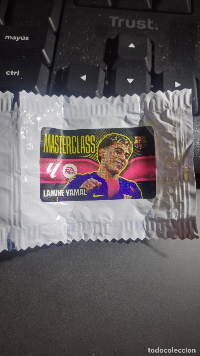Coleccionismo cromos antiguos: CROMO LAMINE YAMAL MASTERCLASS BARCELONA CHICLE LIGA 2026 2027 26 27 ESTE PANINI NUNCA PEGADO