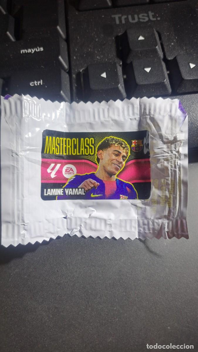 Coleccionismo cromos antiguos: CROMO LAMINE YAMAL MASTERCLASS BARCELONA CHICLE LIGA 2026 2027 26 27 ESTE PANINI NUNCA PEGADO