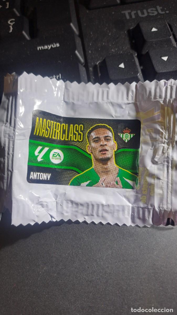 Coleccionismo cromos antiguos: CROMO ANTONY MASTERCLASS BETIS CHICLE LIGA 2026 2027 26 27 ESTE PANINI NUNCA PEGADO