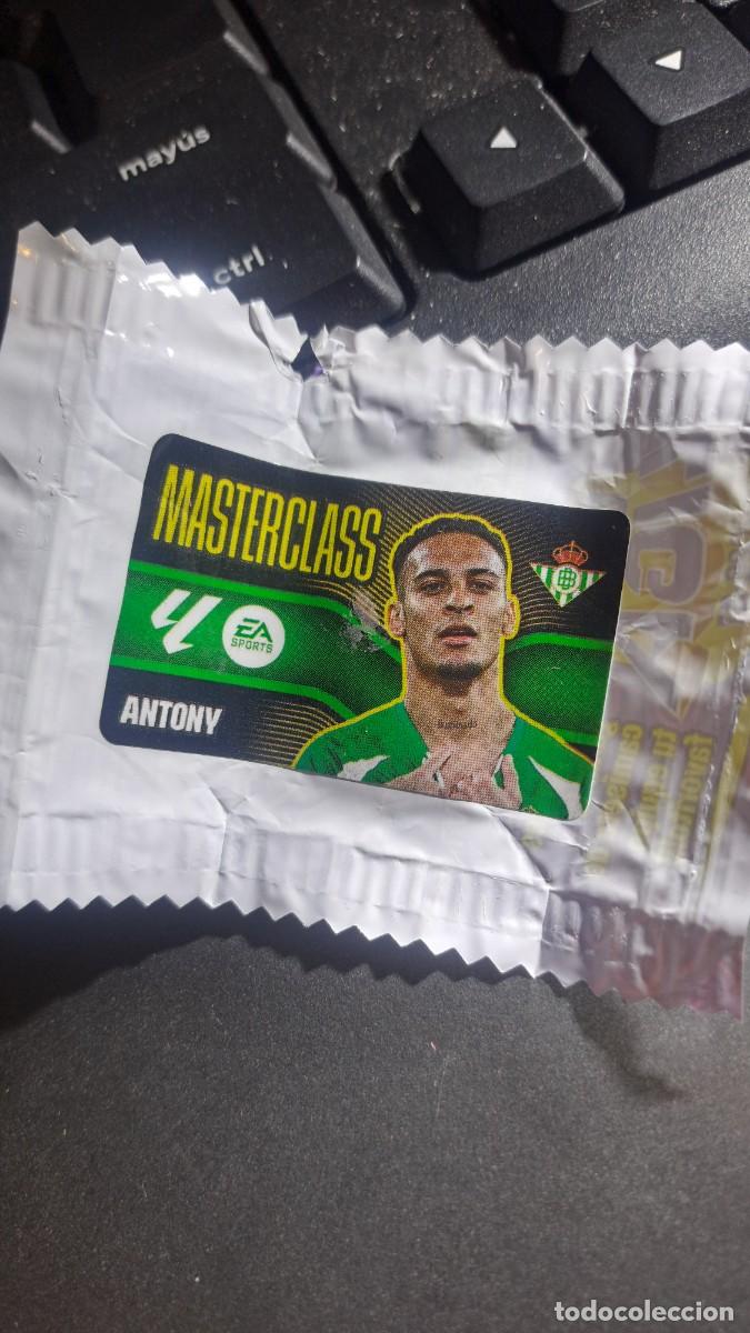 Coleccionismo cromos antiguos: CROMO ANTONY MASTERCLASS BETIS CHICLE LIGA 2026 2027 26 27 ESTE PANINI NUNCA PEGADO